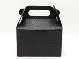 Yves Saint Laurent Take-away Top Handle Bag In Black Monogram-embossed Leather Fw026rzxdu