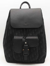 Dior Saddle With Flap Black Backpack Aa1125exzsa