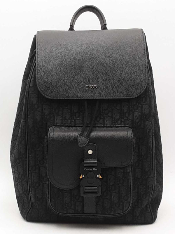 Dior Saddle With Flap Black Backpack Aa1125exzsa