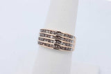 0.48cttw Diamond Ring In 10k Yellow Gold 3.9 Grams Size 6.5 Eb0926lexde