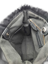 Burberry Check & Black Leather Little Crush Crossbody Bag Eb0526lrxde