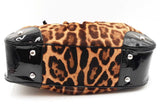Dolce & Gabbana Miss Silky Leopard Print Calf Hair & Leather Satchel Eb0226lxzdu