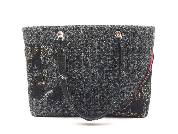 Chanel Cambon Large Multicolor Quilted Tweed Tote Bag Fw0925ezxdu