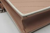 Yves Saint Laurent Grain De Poudre Chevron Envelope Chain Wallet Eb0726prxdu
