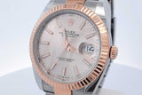 Rolex Datejust 41mm Sundust Dial Stainless & Everose Gold Watch Eb0426lxxxzde