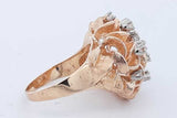 0.6cttw Diamond Ring In 14k Yellow Gold 12.5 Grams Size 8.25 Eb0926lxxzde