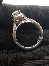 1.96 Ctw Diamond & Gold Soldered Bridal Set 18k Engagement 14k Band Fw0926ozxzdu