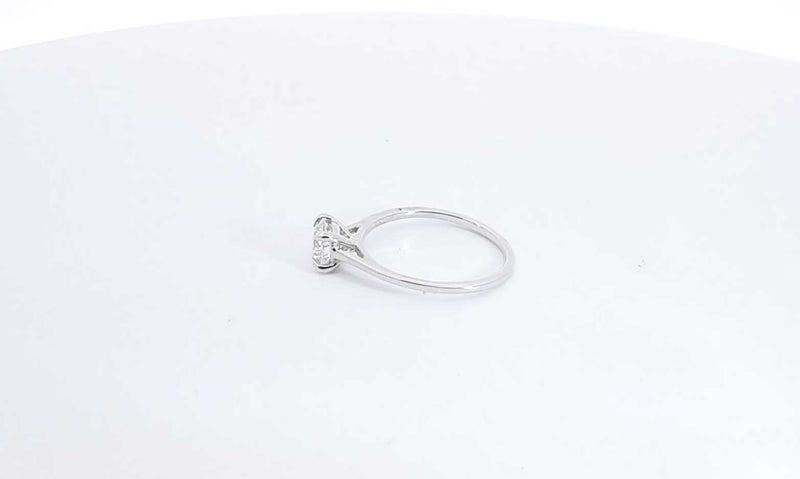 14k White Gold Lab Grown Diamond Solitaire  Ring Size 6.5 Ebprxdu 144030004788