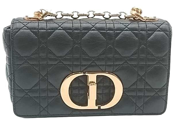 Christian Dior Caro Black Supple Cannage Calfskin 2021 Aa1025oxcrmia