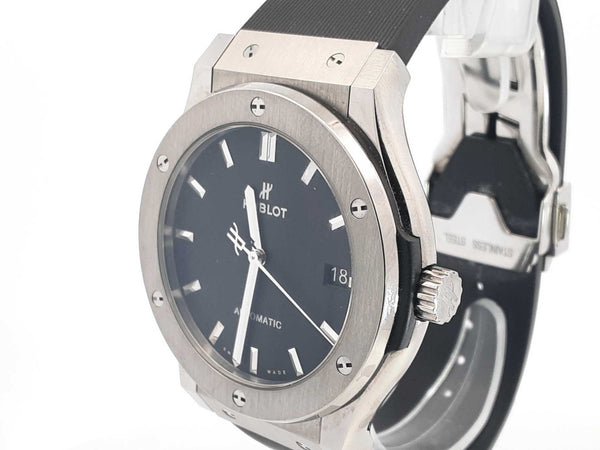 Hublot Classic Fusion 42mm Titanium Black Shiny Watch Sd0525orzxsa