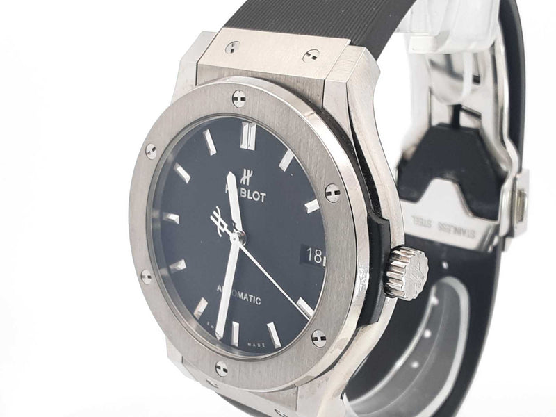 Hublot Classic Fusion 42mm Titanium Black Shiny Watch Sd0525orzxsa