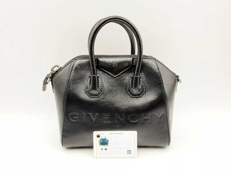 Givenchy Antigona Black Calfskin Handag Fw1124oxzsa