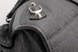 Balenciaga Le City Gray Leather Top Handle Bag Eb0726rxzsa