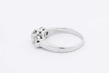 1.20cttw Diamond Ring In 14k White Gold 4.9 Grams Ring Size 7.75 Eb0625sxzsa