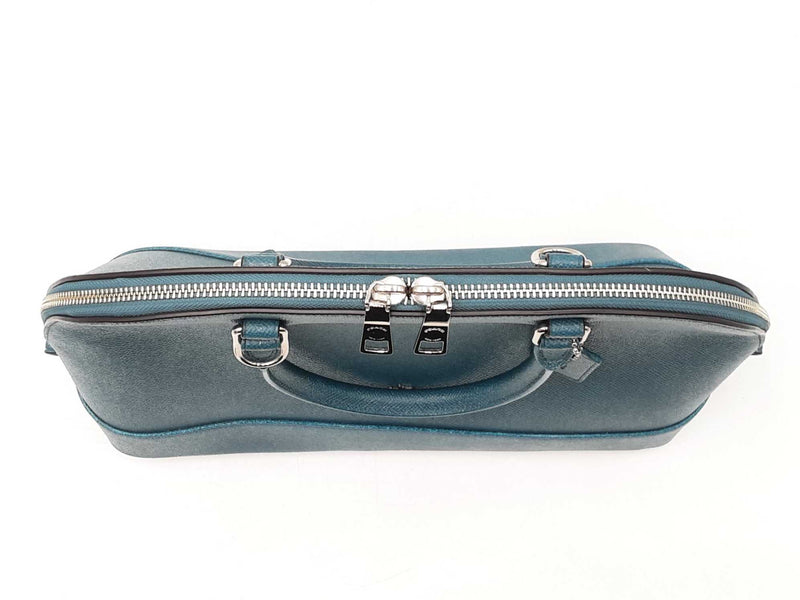 Coach Sierra Satchel In Glitter Teal Crossgrain Leather Fw0925rxdu