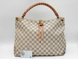 Louis Vuitton Beaubourg Hobo Mm Bag In Damier Azur Coated Canvas Fw0225wrzdu