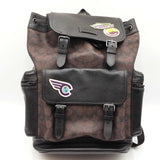 Coach Signature Canvas Travel Patches Sprint Backpack Sd0626lrzdu
