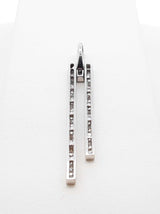 2.26 Diamond Cttw 18k White Gold Tuning Bar Pendant 6.4 Grams Fw0925rcrdu