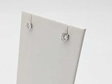 0.76 Dwt Lab Grown Diamond 1 Grams Double 14k White Gold Double Stud Earrings Mk0925wssmia