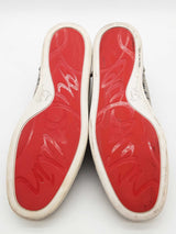 Christian Louboutin Rantulow Canvas Sneakers Size 43 Eb0326lorde