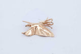 14k Yellow Gold Butterfly Pendant 2.7 Grams Eb0526lcxde