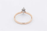 0.4ctw Marquis Diamond Ring In 14k Yellow Gold 2.5 Grams Size 6.5 Eb0925wlrsa