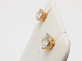 2.06 Cttw Lab Grown Diamonds 14k Yg 1.2g Screw Back Stud Earrings Do0826poxde
