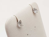 1.01 Cttw Lab Grown Diamonds 14k Wg 1.0g Screw Back Stud Earrings Do0326orxde
