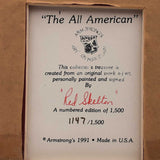 The All American Red Skelton Artwork 13 X 16.25 In Hs0123crsa