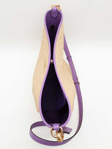 Coach City Tan Signature Coated Canvas Iris Purple Large Bucket Bag Do0126lozde