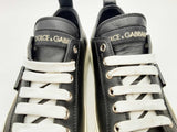 Dolce & Gabbana Portofino Calfskin Nappa Leather Sneakers Size Eu 39 Fw0125rxsa