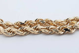 14k Yellow Gold Rope Chain Necklace 20.1 Grams 20 Inch Eb0426lixzsa