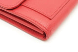 Louis Vuitton Red Leather Lockme Long Wallet Eb0826orxsa