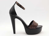 Louis Vuitton Patent Afterglow Platform Black Size 39 Aa0626orzsa