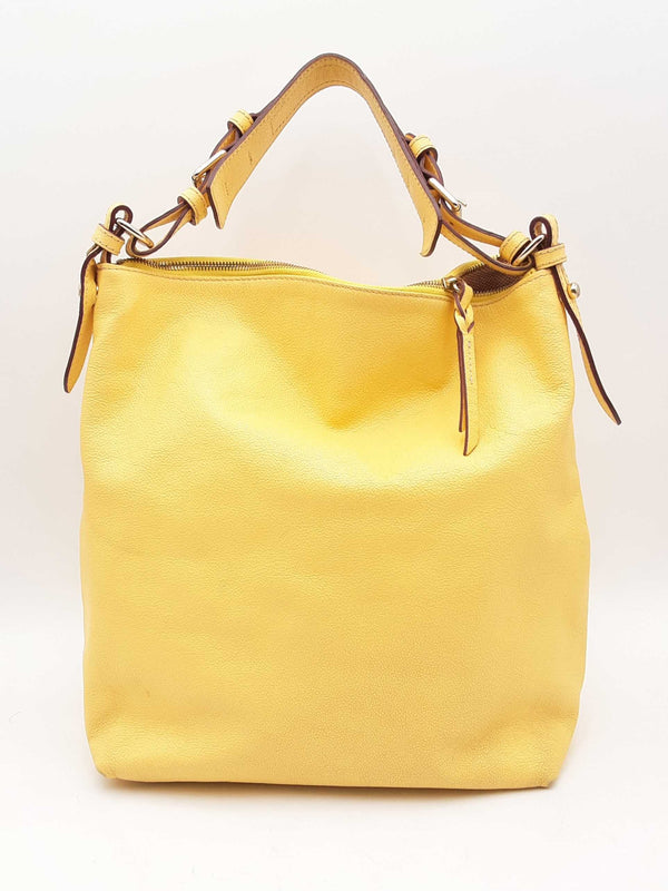Dooney & Bourke Dillen Medium Pocket Yellow Satchel Sd0425orsa