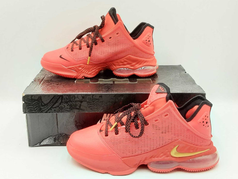 Nike Lebron 19 "Light Crimson" Low Top Sneakers Us Size 8.5 Fwwrdu