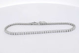3.0cttw Lab Grown Diamond Tennis Bracelet 14k White Gold 5.2g 7 In Eb0326llxzsa