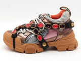 Gucci Flashtrek Sega Brown Size 35.5 Aa0826lzxsa