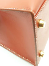 Hermes Kelly 28 Brique Red Box Calf Gold Hardware Handbag Do1225lorxzde