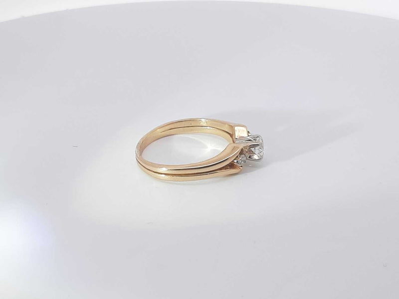 .38ctw Diamonds 10k Yellow Gold 3.8 Grams Ring Size 6 Sd0625lczsa