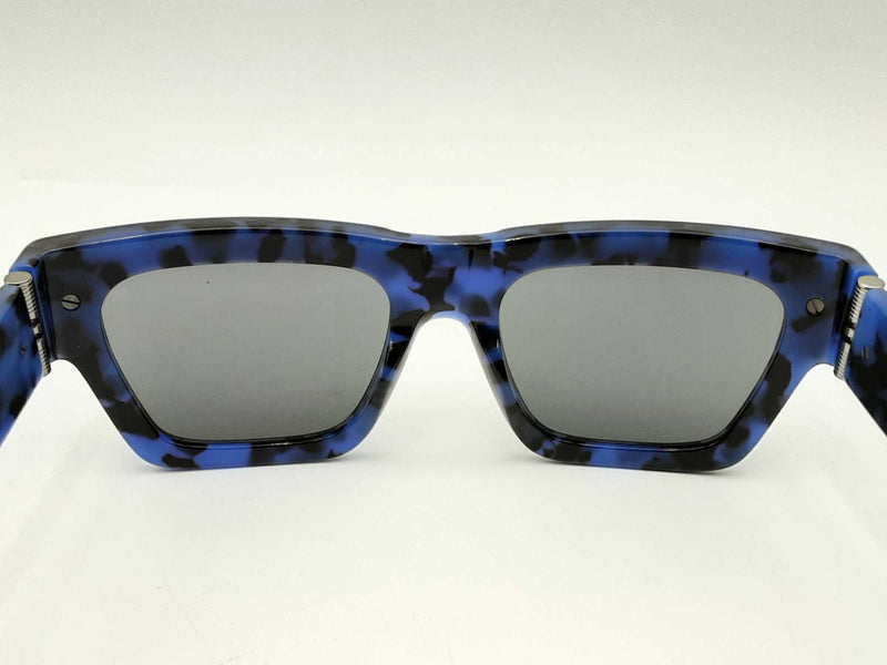 Versace Classic Top Sunglasses In Havana Blue Fw1224crsa