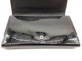 Yves Saint Laurent Ysl Butterfly Cut Out Black Wallet On Chain Do0726wxzde