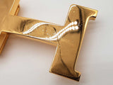 Hermes 42mm H Goldtone Large Belt Buckle Do0126pxzde