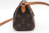 Louis Vuitton Monogram Nano Speedy Crossbody Bag Eb0126ixzdu