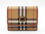 Burberry Small Folding Wallet In House Check Coated Canvas Fw0626orxdu