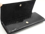 Gucci Small Broadway Clutch In Black Microguccissima Patent Leather Fw0126lpxdu