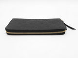Louis Vuitton Black Empriente Monogram Embossed Leather Zippy Wallet Do0726wxzde