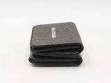 Balenciaga Cash Mini Wallet In Dark Gray Crinkled Calfskin Fw0926lzxdu