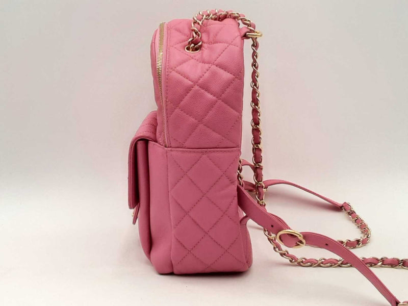 Chanel Caviar Quilted Day Pink Backpack Aa0525lpxzsa