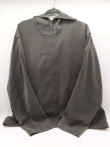 Georgio Armani Green Zip Up Windbreaker Hoodie Jacket Do0326crde